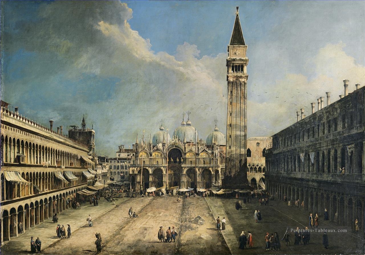 CANALETTO Piazza San Marco Canaletto Peintures à l'huile